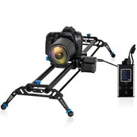 GVM Camera Slider, 31 Inches Electronic Motorized Timelapse Camera Dolly Rail Slider with Controller for Video Film Photography, Load up to 15.4lbs