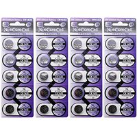 eCoreCell (20pcs) CR1632 3V 3 Volt Lithium Single Use Non-Rechargeable Button Coin Cell Battery