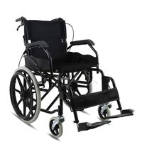 LBYMYB Creative Multi-Function Folding Wheelchair for The Elderly Portable Ultra-Light Wheelchair Wheelchair (Size : A)