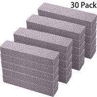 Norme Pumice Stones for Cleaning - Pumice Scouring Pad, Grey Pumice Stick Cleaner for Removing Toilet Bowl Ring, Bath, Household, Kitchen, Pool, 5.9 x 1.4 x 0.9 Inch (30 Pieces)