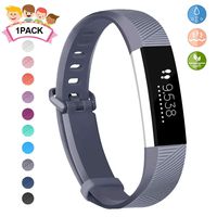 JOMOQ Compatible with Ace Bands for Kids, Soft Silicone Sport Wrist Strap Waterproof Replacement with Secure Metal Buckle for Ace/Alta HR Activity Tracker Boy Girl