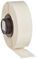 Brady PTLTB-498-375 TLS 2200 And TLS PC Link 30' Height, 0.375" Width, B-498 Repositionable Vinyl Cloth, White Color Terminal Block Marker