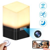Spy Camera Lamp, KAUPOONK Hidden Camera FHD 1080P WiFi Security Camera Micro Motion Detection Surveillance Cam Indoor USB Lamp Video Recorder for Home Employees Car Office Kids Nursery