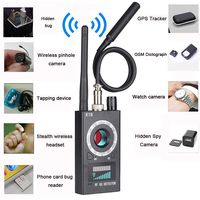 Anti Spy Detector & Camera Finder RF Signal Detector GPS Bug Detector Hidden Camera Detector for GSM Listening Device Finder Radar Radio Scanner Wireless Signal Alarm