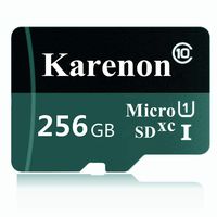 Karenon 256GB Micro SD SDXC Memory Card High Speed Class 10 with Micro SD Adapter(KD209-X5) (256GB)