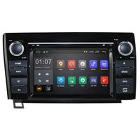 hizpo 7 Inch Multi Touch Screen Android 9.0 Car Stereo Radio DVD Player GPS Navigation OBD2 Mirrorlink Bluetooth for Toyota Tundra 2007-2013 Sequoia 2008-2014