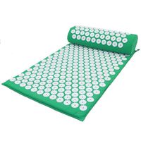 Acupressure mat Massage Cushion Massage Yoga mat shiatsu Relieve Pressure Back Pain Spike pad, Massage Yoga mat Pillow (Color : C)