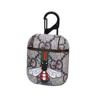 Canghai Wireless Headphones Designer Fashion Fun Cool Keychain Design Skin Case Ring Airpods Cases (Bee)