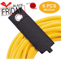Piroir Storage Straps 6inch for Large Cables Extension Cords Hoses Ropes to Organize and Various Lines Hoses Organizer