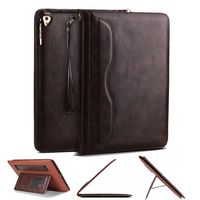 iPad 2/3/4 Cover,SorbSun Portable Multi Function Slim Folio Flip PU leather Smart Stand Full Body Protective Case Cover with Card Slot and Wallet Case for Apple iPad 2/3/4,Brown