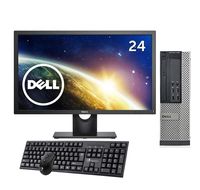 Dell Optiplex 9020 SFF Desktop Computer, Intel Quad Core i5-4570 3.2 GHz, 16GB DDR3 Ram, 240GB SSD, DVD, Windows 10 Professional, 24 inch Monitor. Free Keyboard,Mouse,WiFi Adapter(Renewed)