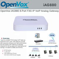 OpenVox iAG880 FXS Analog IP VoIP Gateway 8 Port