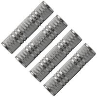 Seismic Audio - SAPT125-4Pack - 4 Pack of 1/8" Female to 1/8" Female Coupler (Silver)