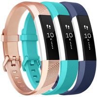 Vancle Bands Compatible with Fitbit Alta HR and Fitbit Alta, Newest Sport Wristbands with Secure Metal Buckle for Fitbit Alta HR/Fitbit Alta