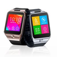 Indigi SWAP2 Stylish Bluetooth Smart Watch & Phone w/Built-in Camera Optional Sim Card Slot GSM Unlocked! AT&T/T-Mobile (Silver)