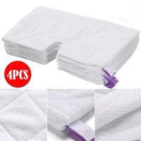 (US Stock)4Pcs Household Microfiber Washable Replacement Cleaning Pads for Shark Steam Pocket Mops for S3501 S3601 S3901