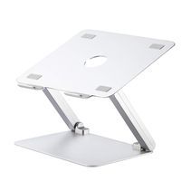 Aluminum Laptop Stand, Kavalan Ergonomic Foldable Height Adjustable Laptop Riser for Desk, Compatible with Apple MacBook Air Pro Dell Lenovo Samsung and All Laptops from 10-17 inches