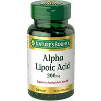 Acido Alfa Lipoico ALTA CALIDAD Acid Natural - 200 mg Por Porción - 30 Cápsulas