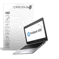 Celicious Vivid Invisible Glossy HD Screen Protector Film Compatible with HP ProBook 430 G4 (Non-Touch) [Pack of 2]