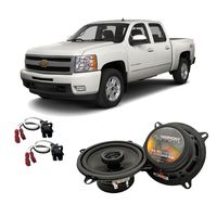 Compatible with Chevy Silverado Pickup 2007-2013 Rear Door Factory Replacement HA-R5 Speakers