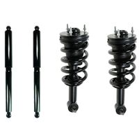 Detroit Axle 139105 Front & Rear Struts Assembly & Shock Absorbers [4345074] for 2008-2013 Chevy Silverado 1500, 07-13 GMC Sierra 1500 [4x4 Only, Set of 4]