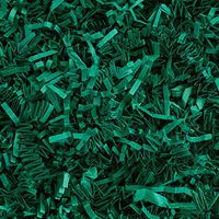 Crinkle Cut Paper Shred Filler (1/2 LB) for Gift Wrapping & Basket Filling - Forest Green | MagicWater Supply