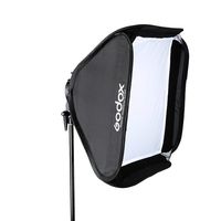 GODOX 60x60cm/24" x 24" Portable Softbox for Studio Camera Flash Speedlite fit Godox S-type Bracket