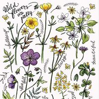 Cypress Home Wildflowers are Pretty Paper Luncheon Napkins, 40 count