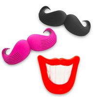 Evri Dog Photo Props Set -- 3 Funny Squeaky Toys that Double as Dog and Puppy Photo Booth Props (Dogs Photography, Pictures) (Photo Props for Pets)