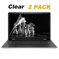 [2 Pack] 17.3 Inch Clear Screen Protector Compatible All Brand with 16:9 Aspect Ratio Display Laptop.