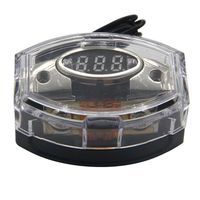 ZOOKOTO 150A Fuse Holder,Car Stereo Audio Led Display Digital Voltage Inline ANL Fuse Holder 4 Gauge in Out with 150 Amp Fuse