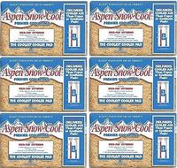 Aspen Snow-Cool 6IP 20" x 22" Evaporative Swamp Cooler Pads - Quantity 6