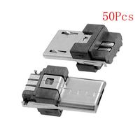 Yohii Micro USB Type A Male 5 Pin Jack Port Solder Connector USB Jack Socket 50Pcs