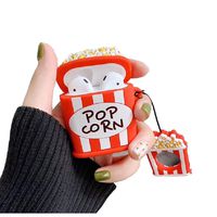 Lybauri Airpods Case, Scratch Proof and Drop Proof Air Pods Protective Cover Skin (Pop corn)