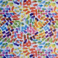 Colorful Rainbow Brush Strokes Tissue Paper for Gift Wrapping 20x30 INCI Sheets shanna370 (50ct)