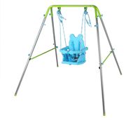 Sportspower My First Toddler Swing - Heavy-Duty Baby Indoor/Outdoor Swing Set with Safety Harness