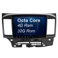 SYGAV Android Car Stereo 8 Core 4G Ram GPS Navigation Radio for 2008-2017 Mitsubishi Ralliart Lancer EVO X Head Unit Without OEM Rockford Fosgate AMP