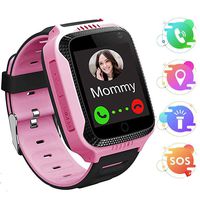 MUXAN Kids GPS Smartwatch,Smart Watch for Kids with SOS Call, Best Gifts for 4-12 Year Old Boys Girls,Touch Screen Anti-Lost Smart Watch Phone.