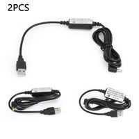 Bruce & Shark 2PCS USB Charging Power Cable USB-DC for Y-A-E-S-U VX-710 HX-470 HX-471 VXA150