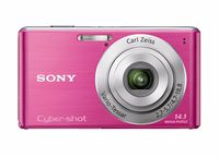 Sony Cyber-Shot DSC-W530 14.1 MP Digital Still Camera with Carl Zeiss Vario-Tessar 4x Wide-Angle Optical Zoom Lens and 2.7-inch LCD (Pink) (OLD MODEL)