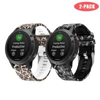 Junboer Compatible Garmin Fenix 5 Straps Band, Easy Fit 22mm Width Soft Silicone Watch Bands Sport Replacement for Garmin Fenix 5/Fenix 5 Plus/Forerunner 935/Fenix 6/Fenix 6 Pro (Not Fit Fenix 5X 5S)