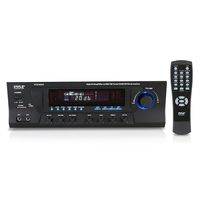 300W Digital Stereo Receiver System - AM/FM Qtz. Synthesized Tuner, USB/SD Card MP3 Player & Subwoofer Control, A/B Speaker, iPod/MP3 Input w/ Karaoke, Cable & Remote Sensor - PyleHome PT270AIU
