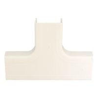 ACL 3/4 inch Surface Mount Cable Raceway Tee, Ivory, 2 Pack