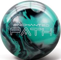 Pyramid Path Rising Bowling Ball (Enchanted Black/Teal/Silver, 15 LB)