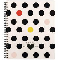 Emily + Meritt 2019-2020 Academic Year Monthly Planner, Large, 8-1/2" x 11", The Pop Color Polka Dot Planner (EM201-900A)