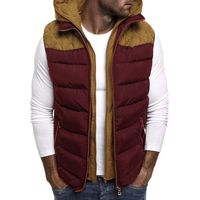 Kstare Mens Vest Jacket Winter Warm Waistcoat Lightweight Zipper Sleeveless Water-Resistant Packable Puffer Down Coat (Red4, 4XL)