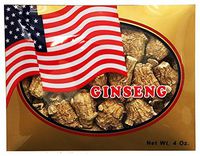 888Warehouse - Premium American Ginseng Pearl Medium Size, Ginseng Main Root, Hand Selected Grade A (16oz / 1lb (4 Box))