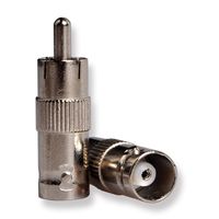 FolioGadgets 10-Pack BNC Female to RCA Male Jack Plug Adapters for RG59 RG6 75-Ohm RF/Coax Coaxial Video Cord