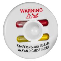 Sensormatic RF Magnetic Saucer Ink Tag (9kG) - Tacks Included - (Pack of 250) RFT6015-9 Retail Security Tag