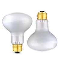 Aomryom UVA 100W 2 Pack Basking Spot Heat Lamp Bulb Soft White Light Heat Bulbs for Reptile & Amphibian